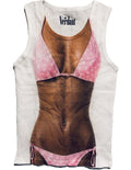 Polka Dot Bikini Waffle Print Tank (Pre-Order)