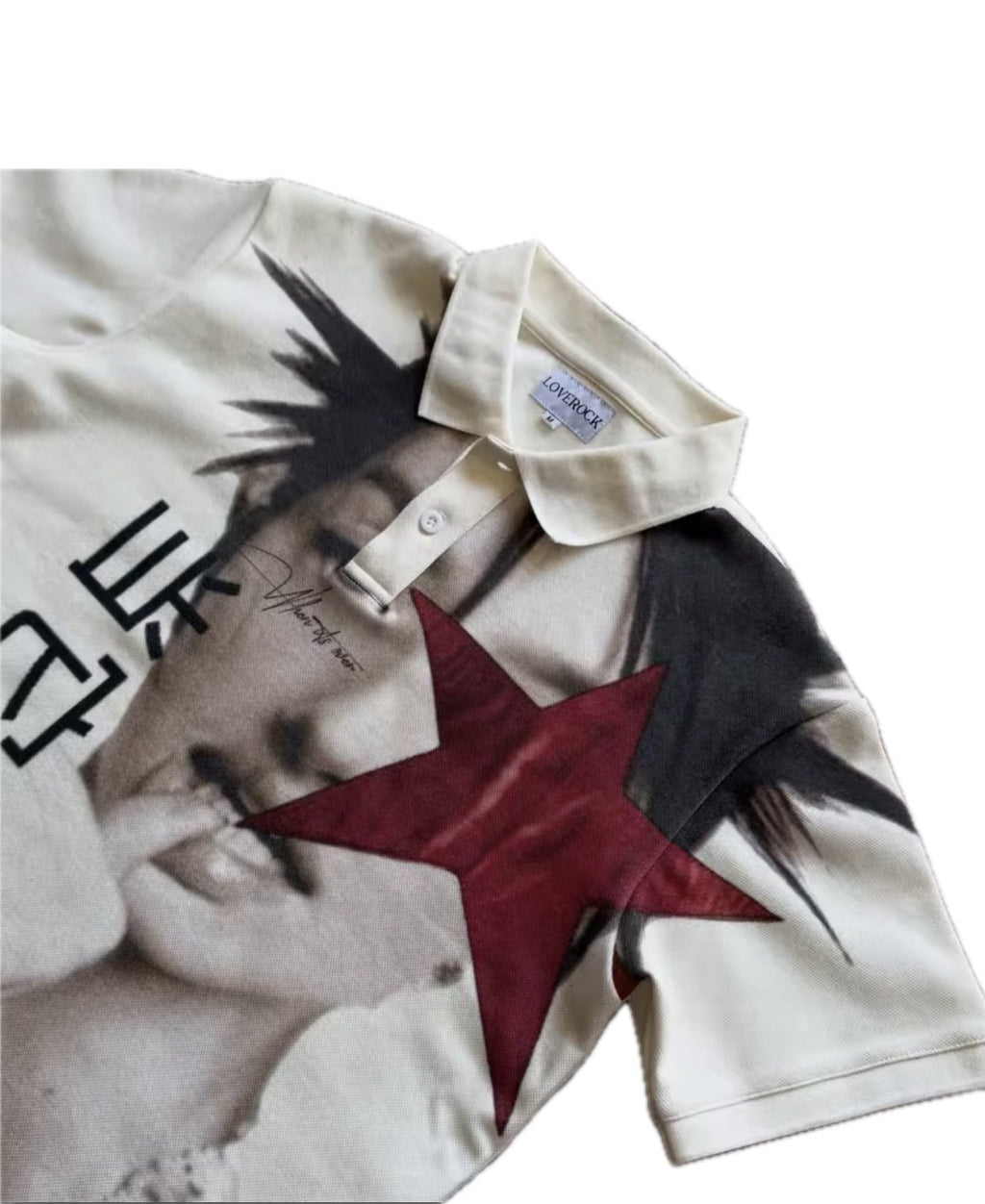 LoveRock Graphic Polo Shirt
