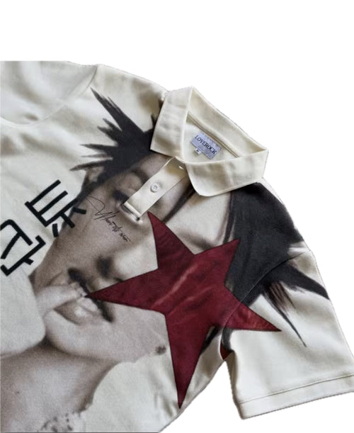 LoveRock Graphic Polo Shirt